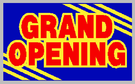 Grand Reopening Banner Grand Opening Banner 4 x